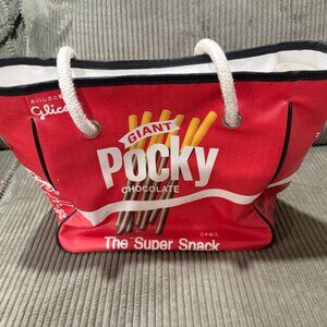 Pocky Tote Bag with Zipper